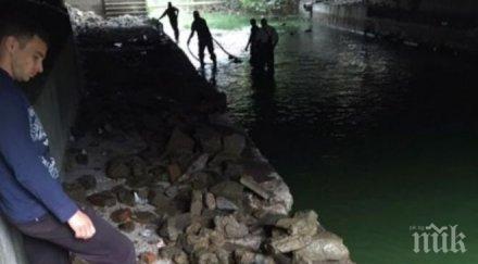 чистят ударно реки дерета бургас заради очаквания потоп