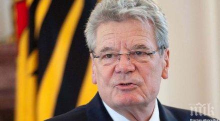 бундеспрезидентът германия лимит прием бежанци