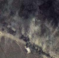 Дрон засне ударите по обекти на „Ислямска държава” (разтърсващо видео)