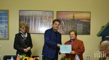 победа даниел панов кметските избори пожелаха хората общинския клуб пенсионера инвалида велико търново