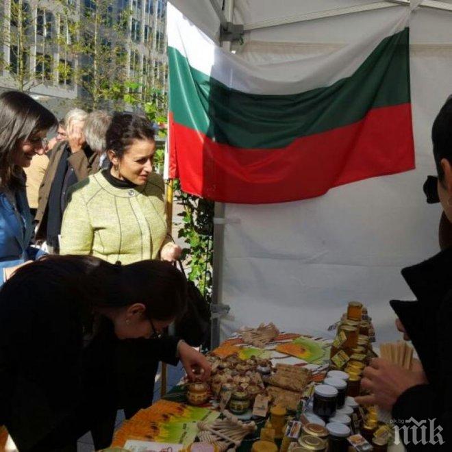 Министър Танева присъства на официалната церемония по откриването на „Селището на пчелите“ в Брюксел