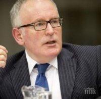 Франс Тимерманс предупреди, че антисемитизмът в Европа се завръща