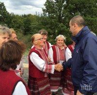 Цветанов във Вършец: Ние от ГЕРБ сме добри стопани на нашата родина
