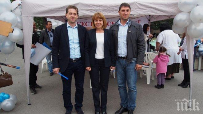 Фандъкова: Новото кръгово на Лъвов мост е отличен пример за видимите резултати от работата ни за София (снимки)
