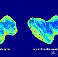 Сондата Розета изследва тъмната страна на кометата 67Р