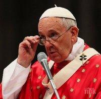 И Папата потвърди: Католическата църква е против еднополовите бракове
