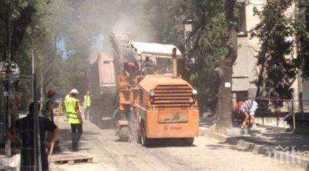 ремонти затрудняват движението бургас