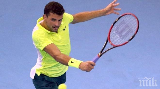 Димитров тренира с Гаске в Токио