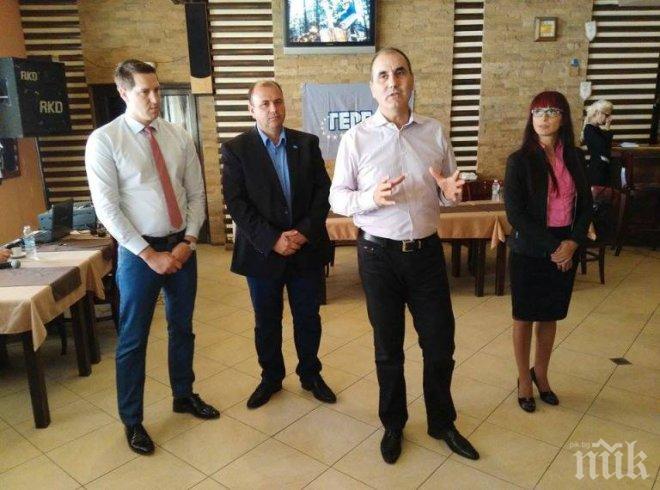 Цветанов в Сатовча: Гласувайте с номер 5 за кмета на промяната – Пламен Поюков
