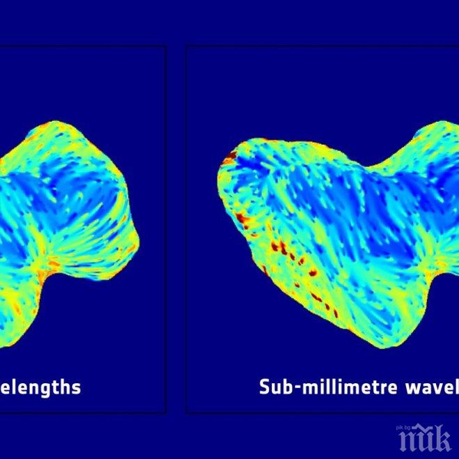 Сондата Розета изследва тъмната страна на кометата 67Р