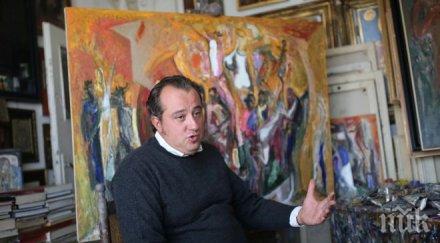 художникът петър пиронков ексклузивно пик изкуството вдъхновението успеха живота вижте последните произведения снимки