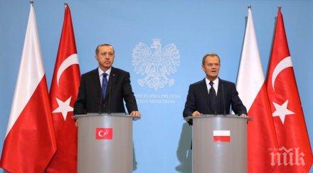 туск ердоган обсъдиха буферна зона северна сирия