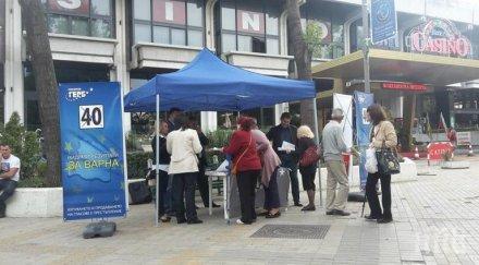 кандидати герб районни кметове общински съветници организираха изнесена приемна центъра варна снимки