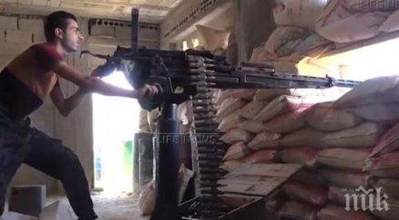 армията асад подпука терористите видео