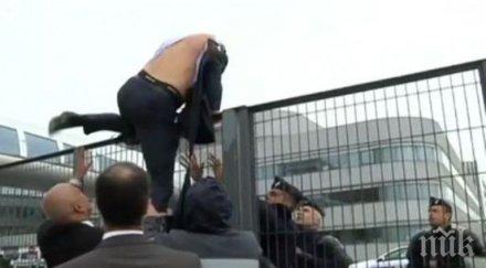 куриоз шефове еър франс бягат панически разкъсани дрехи разярена тълпа видео