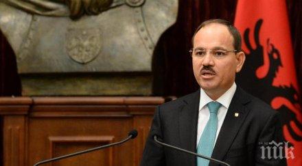 президентът албания пристига посещение нас