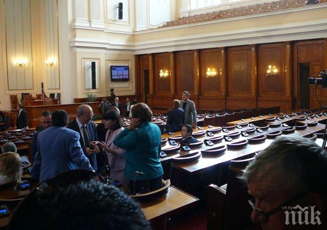 108 депутати се регистрираха за началото на работния ден – няма кворум!