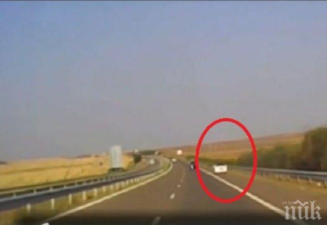 Наказват полицаите, допуснали движение в насрещното по магистрала „Тракия”