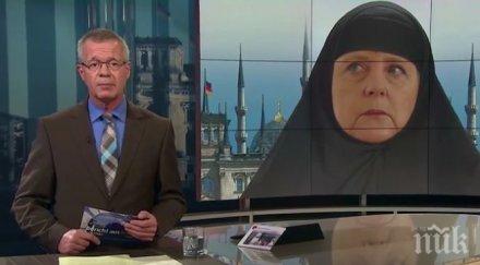 германската аrd показа меркел фередже видео