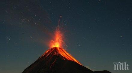 вулканът фуего гватемала отново активизирал