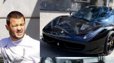 заради проливния дъжд бирмата потроши ферарито 300 бона