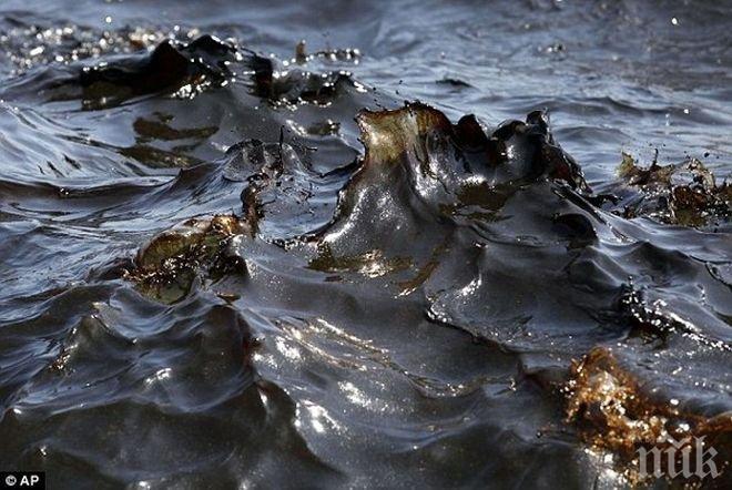 Разлив на петрол в Северно море
