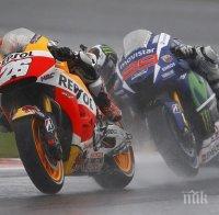 Дани Педроса с 50-а победа, Роси остава лидер в Moto GP 
