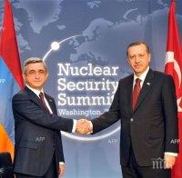 Президентът на Армения изрази своите съболезнования за терористичния акт в Анкара