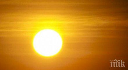 слънцето правилната сфера наблюдавана природата