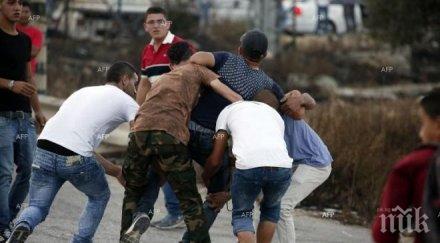 палестинец ранен безредици хеброн