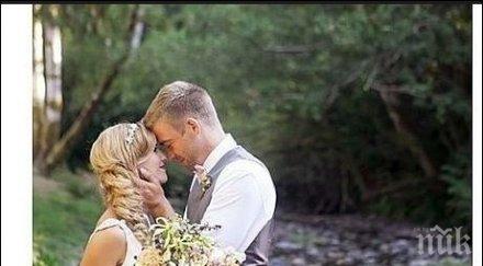 грозни забрани булката младоженеца режат тортата