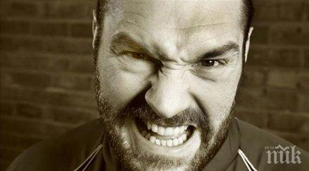 тайсън фюри плаши кличко див съм животно