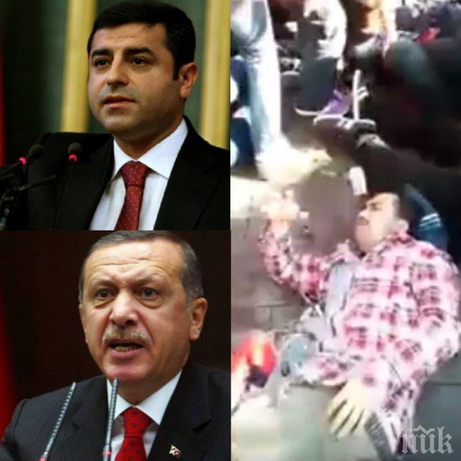 СКАНДАЛ! Лидерът на прокюрдската партия в Турция обвини властите за взривовете в Анкара! Имало мафия! Вижте покъртителни видеа след атентата