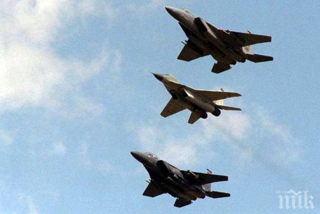 Гръцки F-16 взели на мушка 6 турски изтребителя