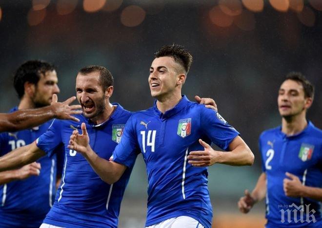 Италия каза Бонджорно, Франция, подчини корав Азербайджан