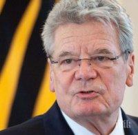 Германският президент се застъпи за диалога със Северна Корея