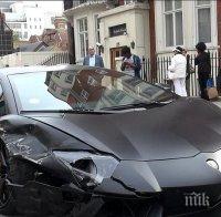 Софиянец с тузарско Ламборгини помете 40 метра мантинела на магистрала „Тракия”
