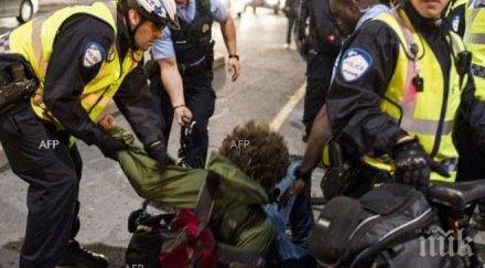 турската полиция използвала сълзотворен газ демонстранти диарбекир