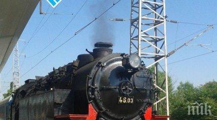 бдж пуска уникален парен локомотив софия банкя
