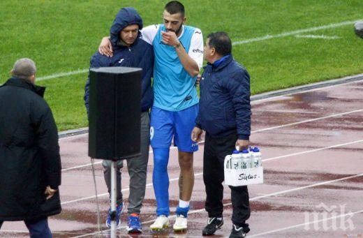 Левскар преди операцията: Ще стигна до бойното поле с цената на всичко