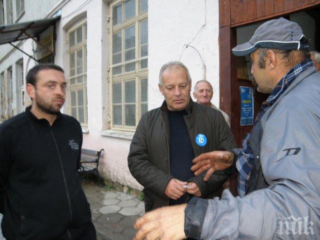 Николай Мелемов от ГЕРБ пред жители на Дунево: Не искаме да променим впечатлението, което сме създали за 4 години