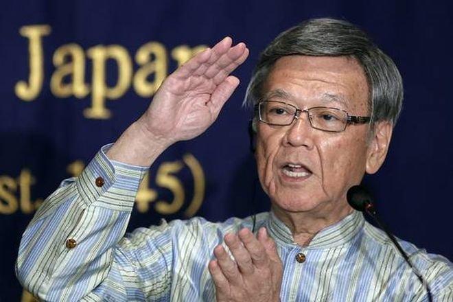 Губернаторът на Окинава е анулирал разрешението за строителство на ново американско военно летище