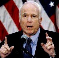 Джон Маккейн: САЩ трябва да спрат Путин в Сирия