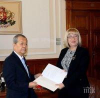 Цачева привлича японски инвестиции у нас
