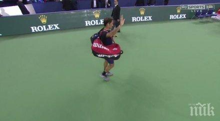 сензационна загуба федерер шанхай