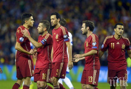 Испания за първи път в 95-годишната си история не допусна гол в 8 мача