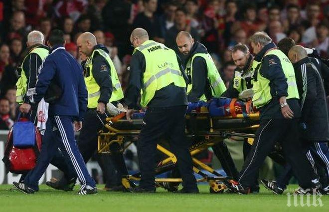 Ужасяващ инцидент: Футболист на Андора колабира на терена