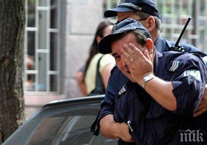 Обвиняват радомирец, фраснал кроше в лицето на полицай