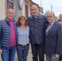 Цветан Цветанов в с. Бояджик: Гласувайте с номер 18 за промяната и просперитета на община Тунджа