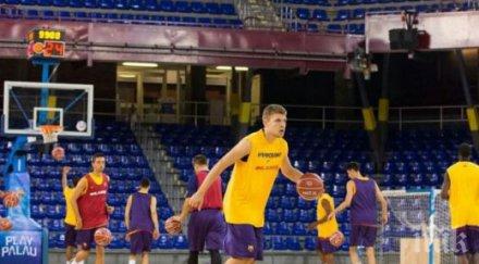 везенков дебютира европа загуба игра минути барселона